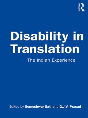 cover image of Disability in Translation